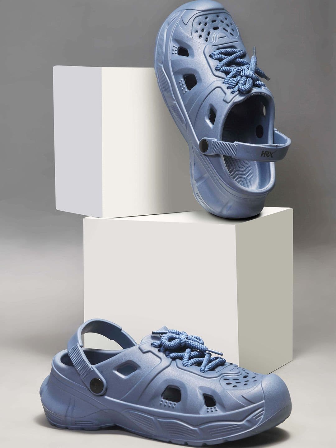 HRX by Hrithik Roshan Men Lace-Up Detailed Clogs - view 1