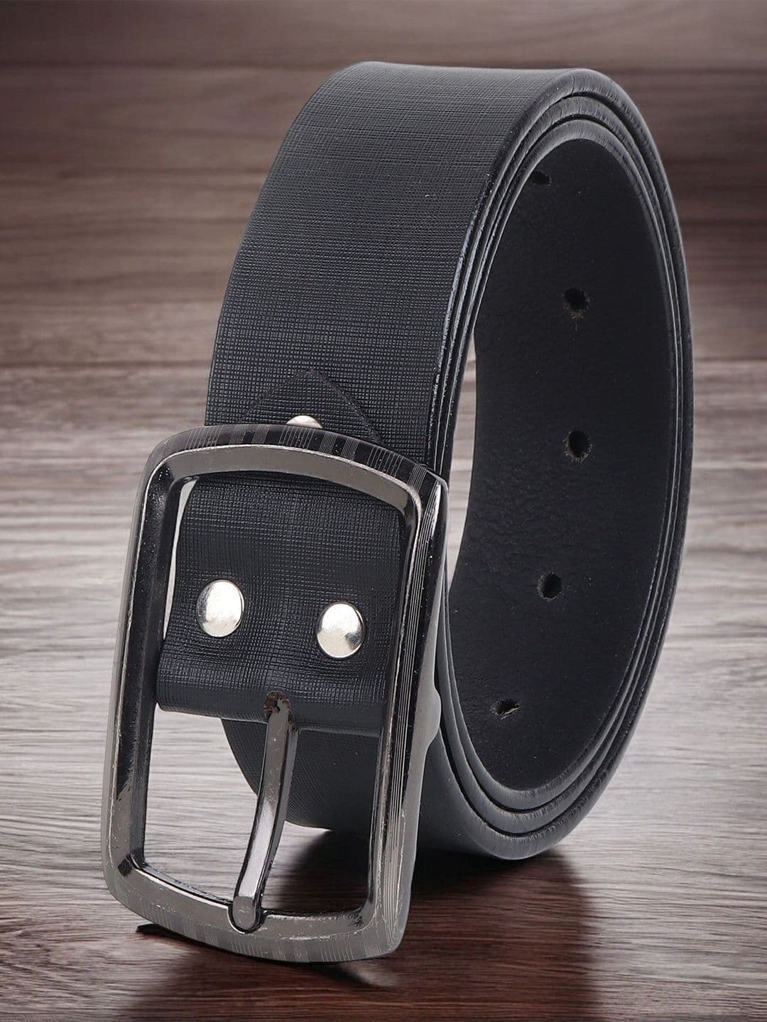Metronaut Men Textured Leather Formal Belt - view 1