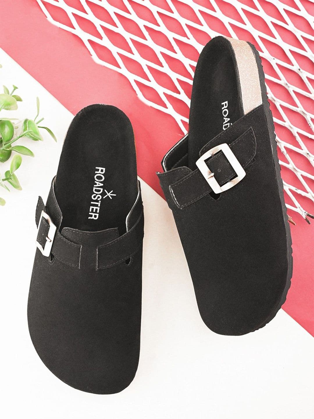The Roadster Lifestyle Co Men Suede Buckle Detailing Comfort Sandals - view 1