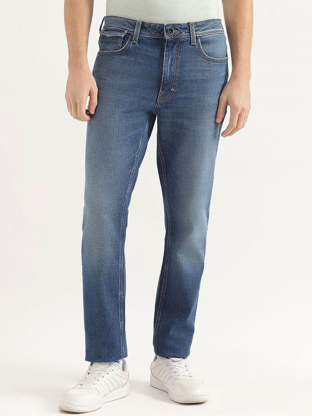 United Colors of Benetton Men Slim Fit Heavy Fade Jeans - view 1