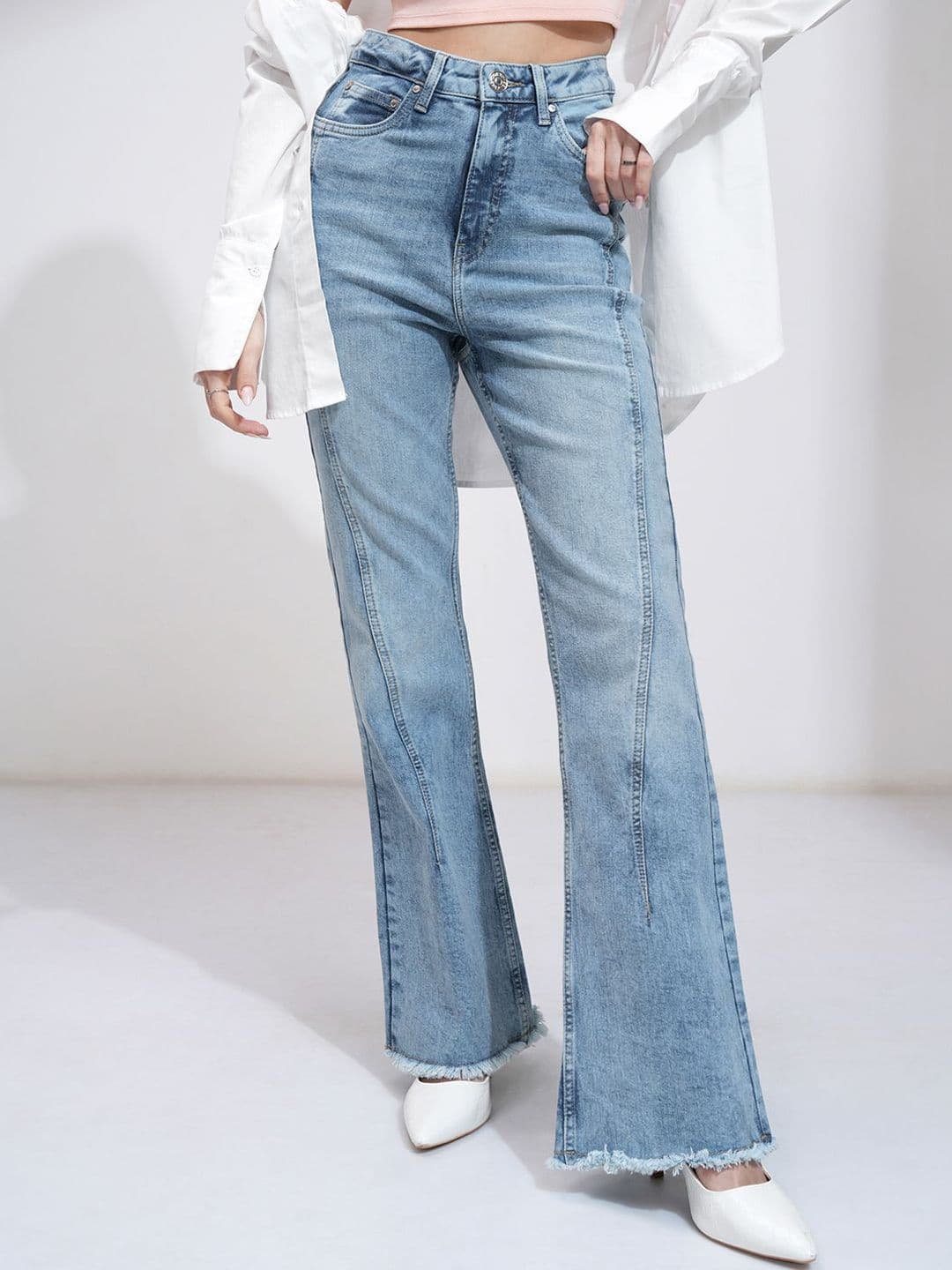 Tokyo Talkies Women High Waist Bootcut Jeans - view 1