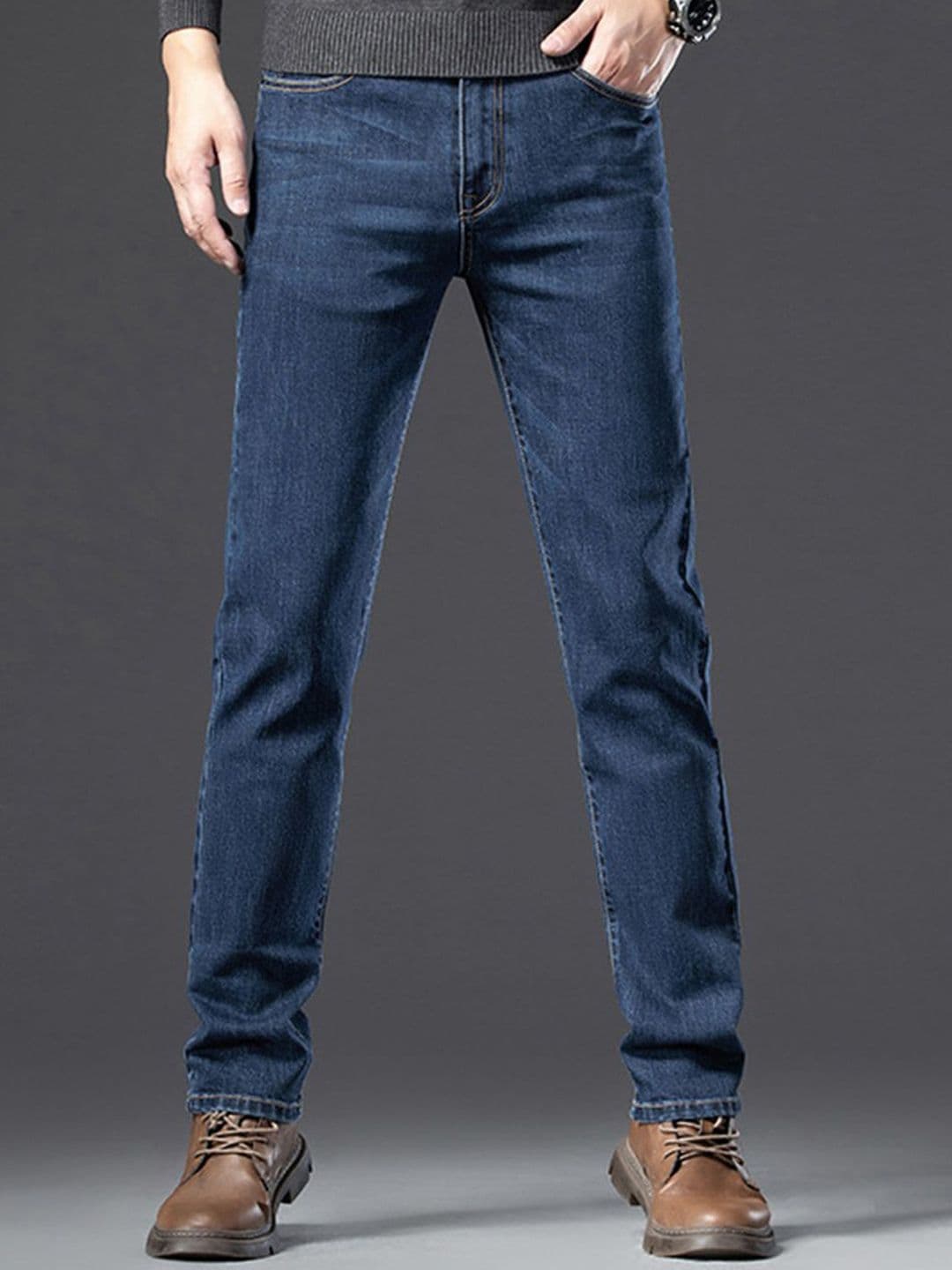 The Roadster Lifestyle Co. Men Cotton Dark Shade Jeans - view 1