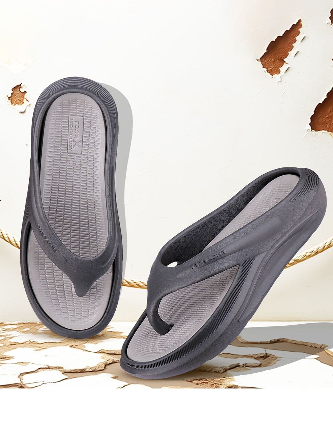 BERSACHE Men Thong Flip-Flops - view 1