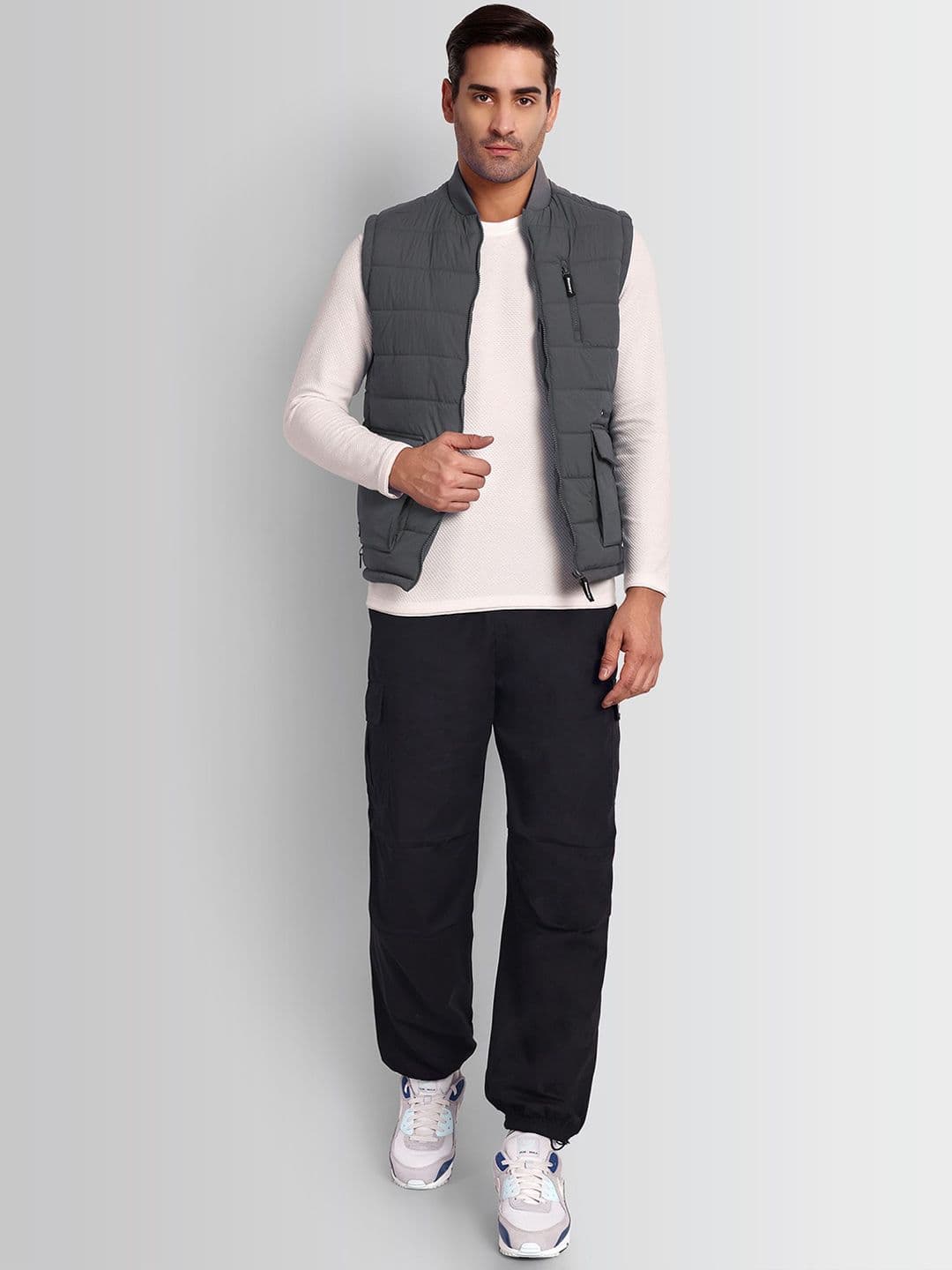 DCYPHR Men Longline Padded Jacket - view 1