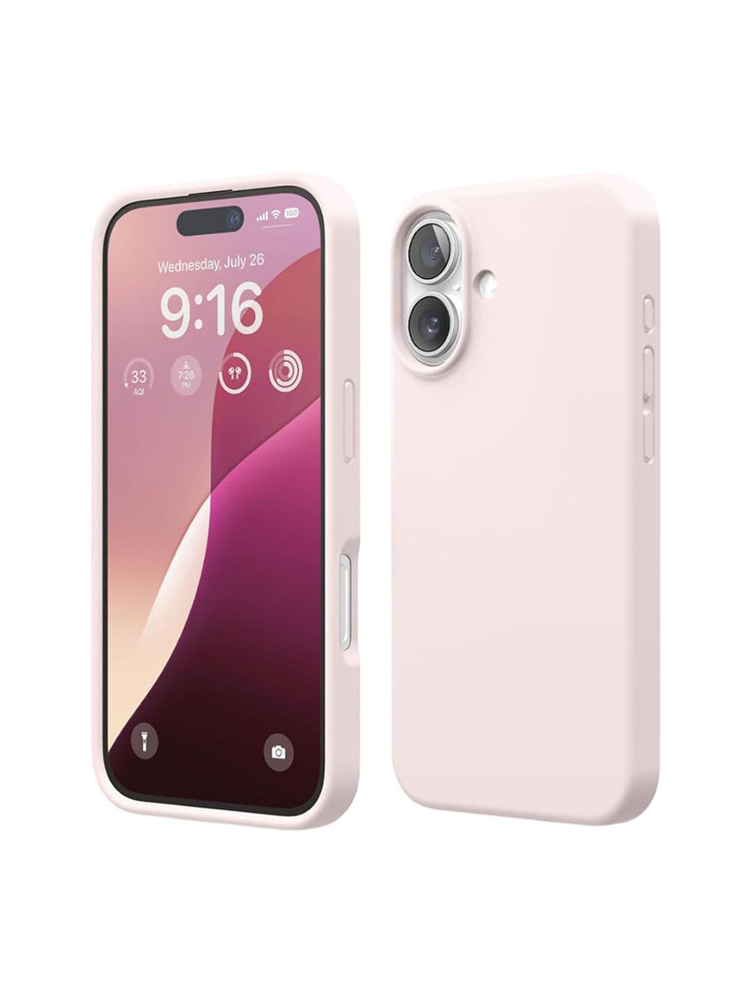 LIRAMARK Solid iPhone 16 Back Case