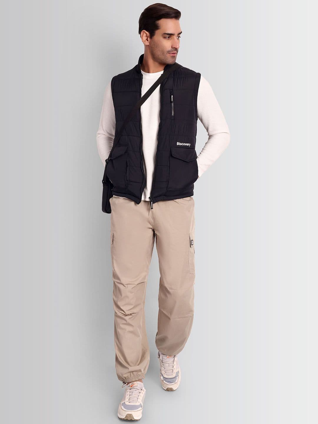 DCYPHR Men Longline Quilted Jacket - view 1