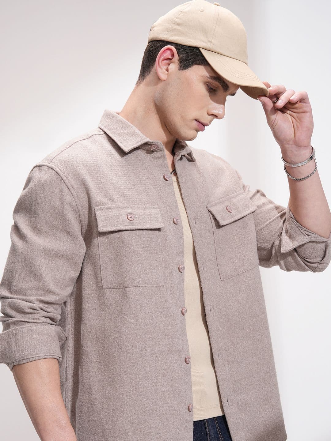 HIGHLANDER Men Slim Fit Opaque Casual Shirt - view 1