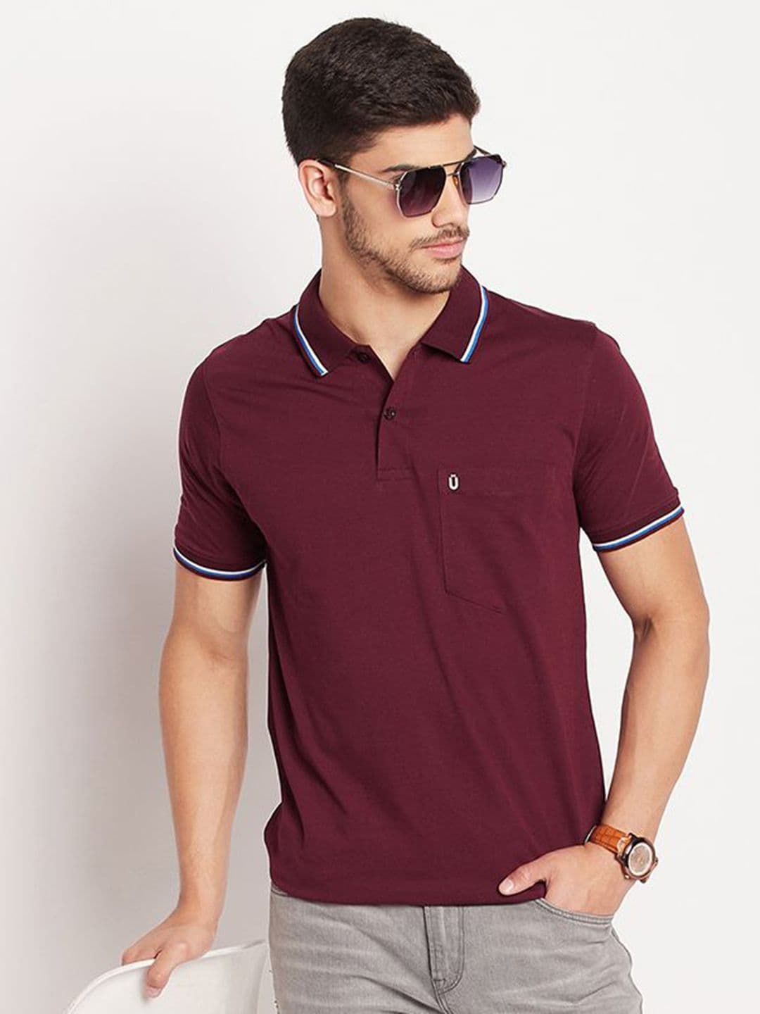 UNIBERRY Men Polo Collar T-shirt - view 1
