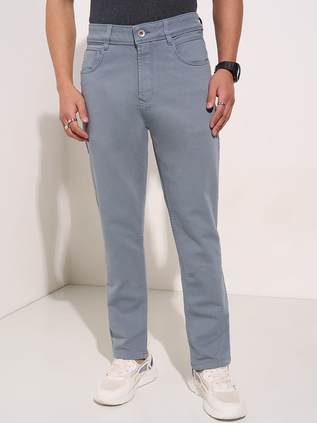 SF JEANS by Pantaloons Men Slim Fit Low Distress Jeans - view 1
