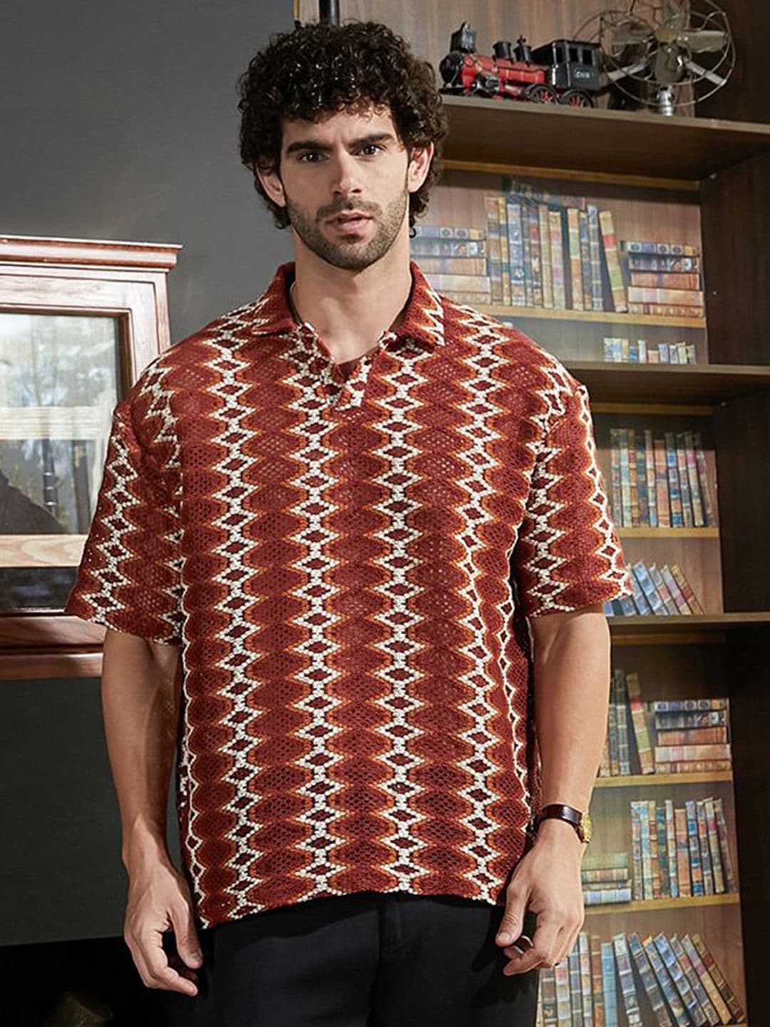 CAHOOT Men Polo Collar Pockets T-shirt - view 1