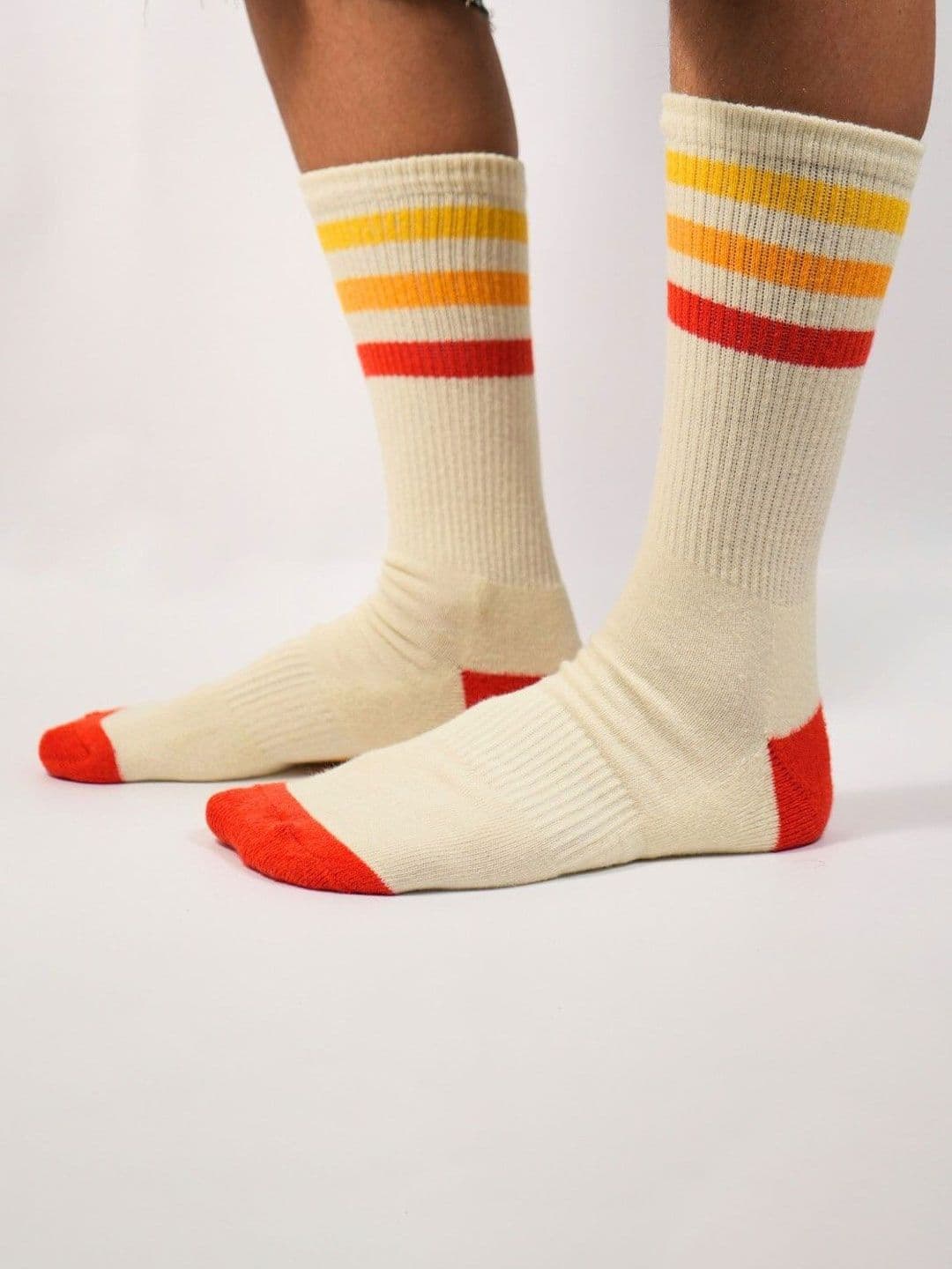 Lazy Bums Unisex Striped Above Ankle Length Socks - view 1
