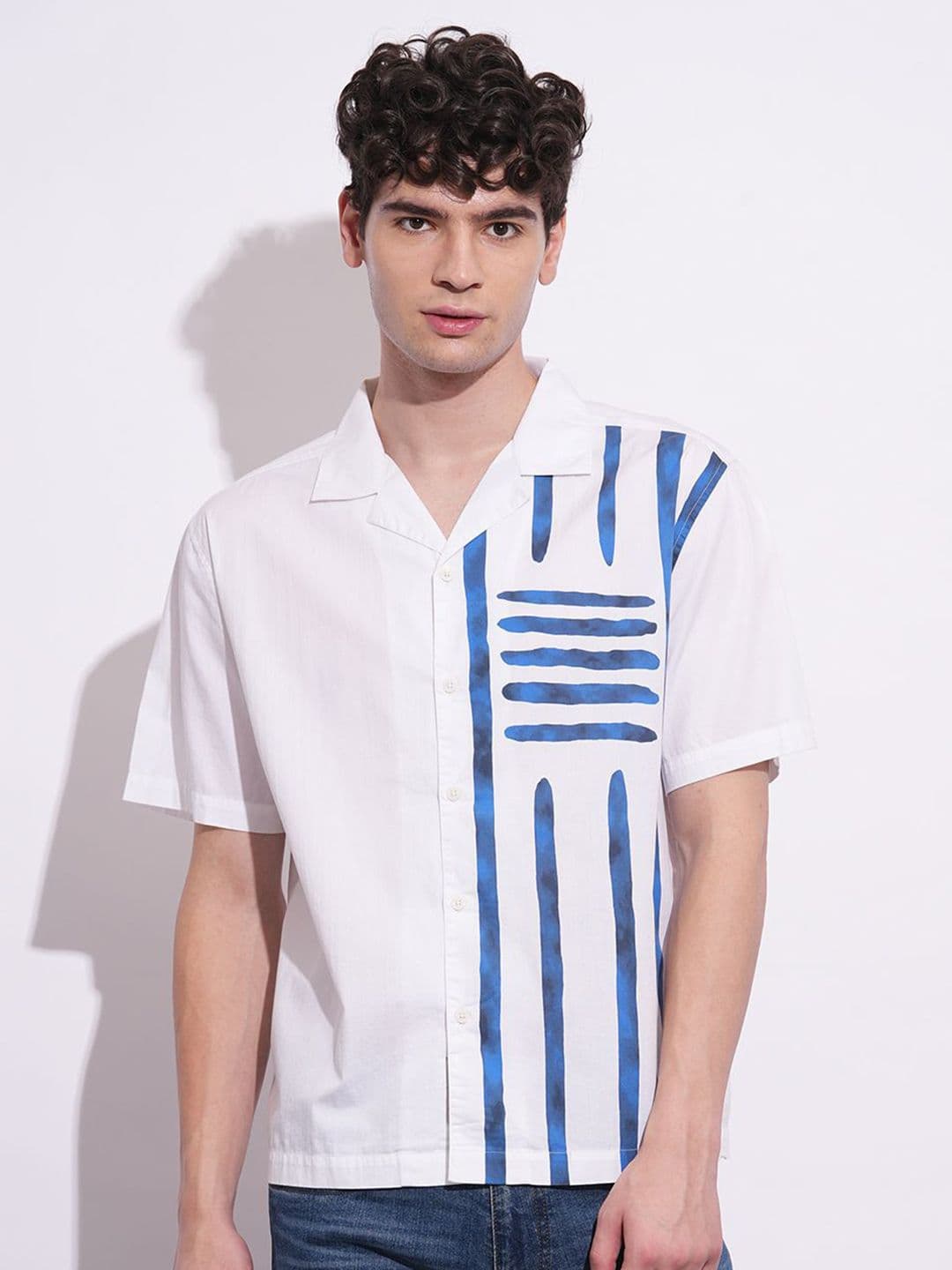 Being Human Men Classic Opaque Printed Casual Shirt - view 1