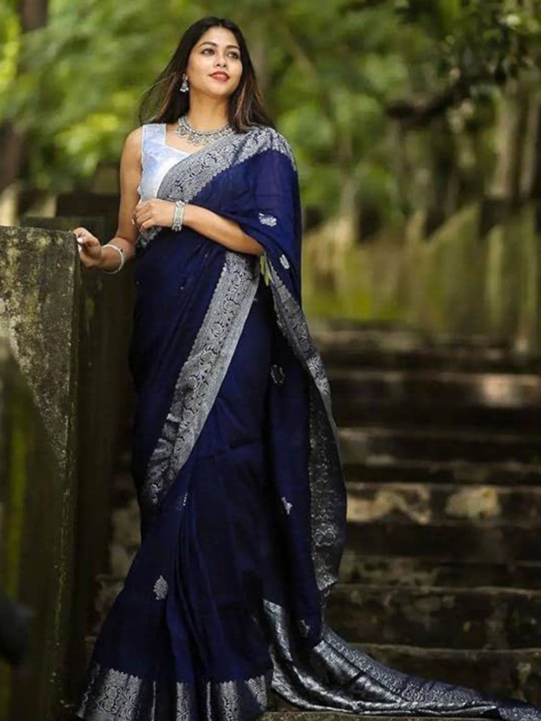KALINI Woven Design Zari Kanjeevaram Saree - view 1