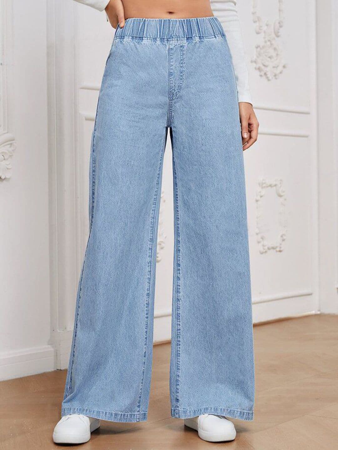 KASHIAN Women Comfort Boyfriend Fit High-Rise Stretchable Jeans - view 1