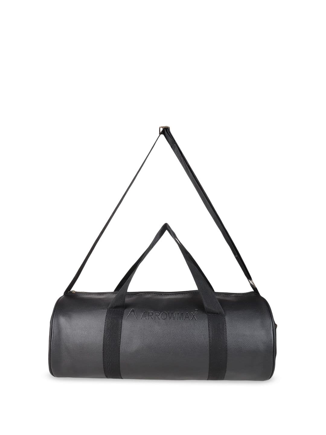 ARROWMAX Medium Sports or Gym Detachable Shoulder Strap And Handles Leather Duffel Bag