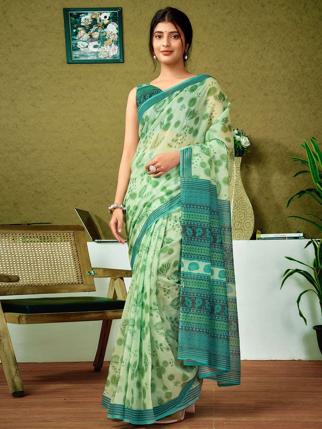 all about you Floral Ready to Wear Saree - view 1