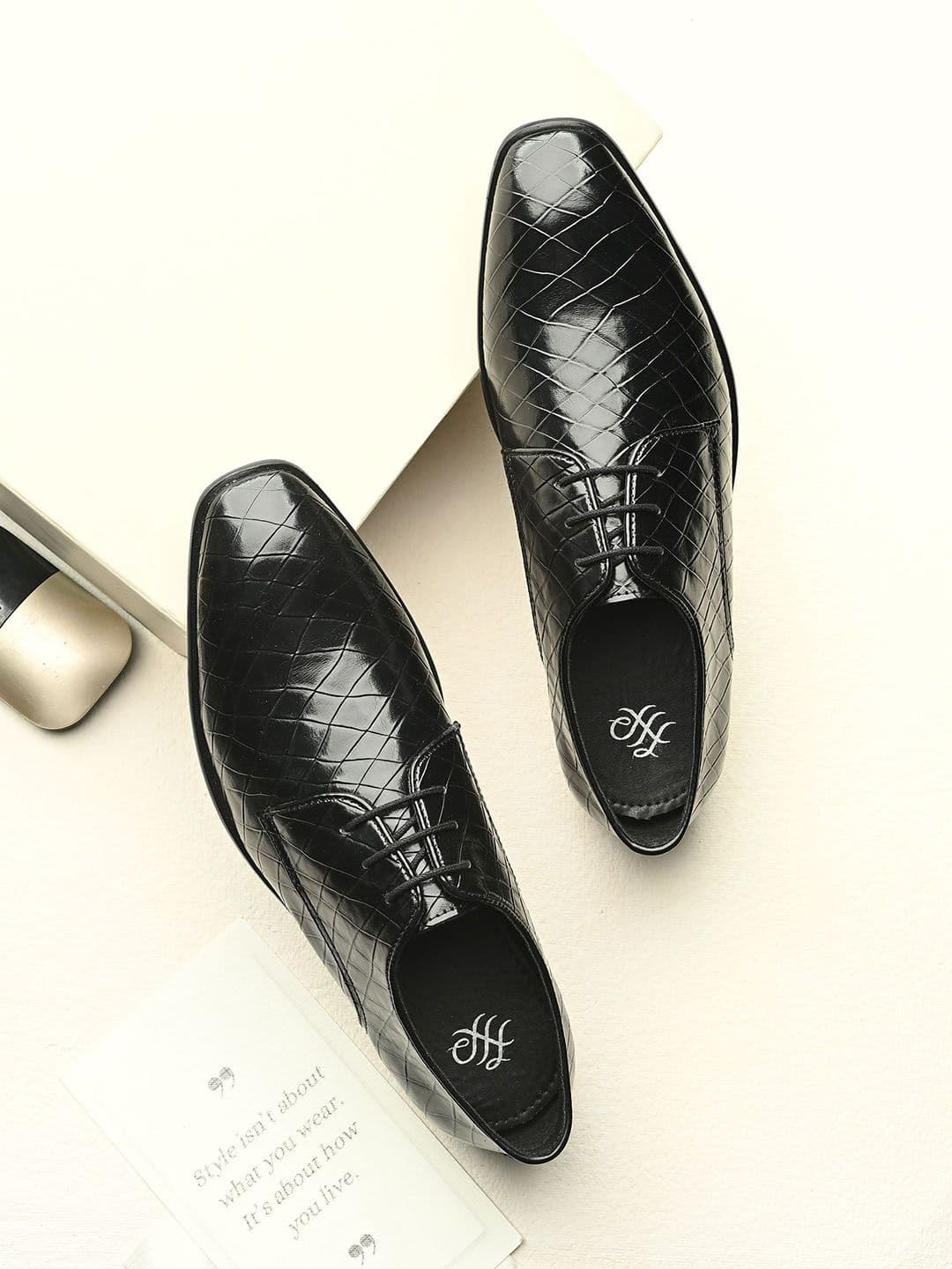 House Of Pataudi Men Formal Lace Up Derbys - view 1
