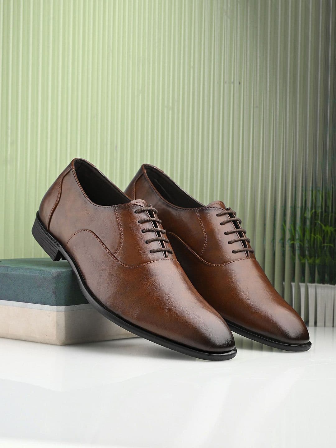 House Of Pataudi Men Formal Lace Up Derbys - view 1