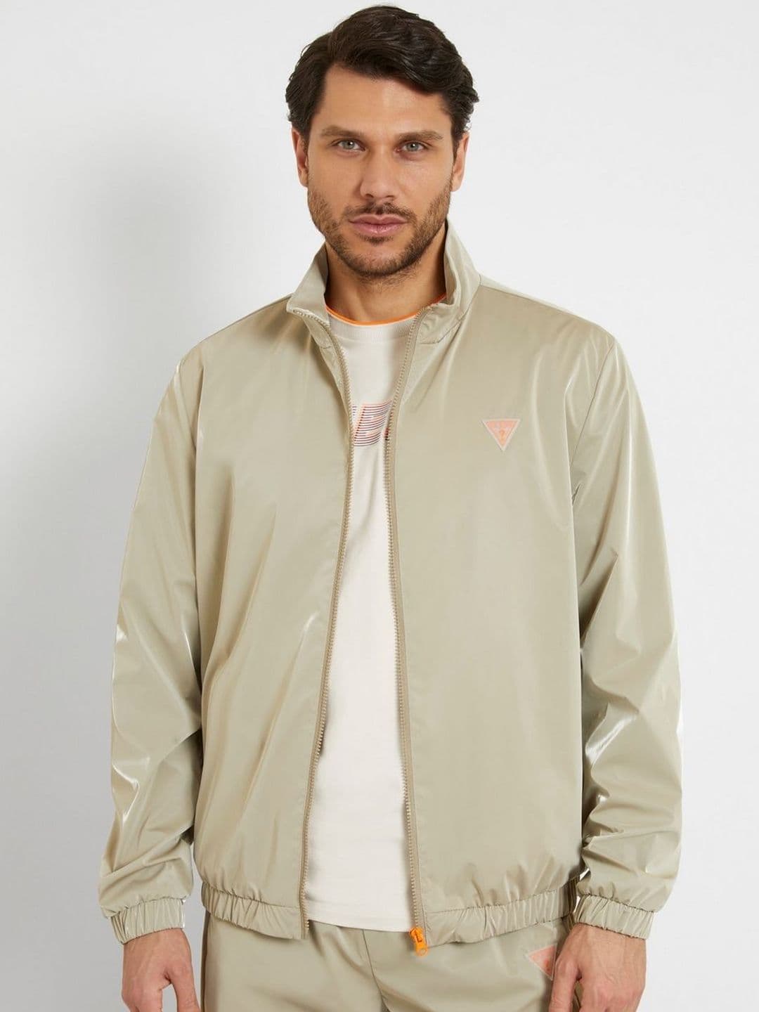 GUESS Men Bomber with Embroidered Jacket - view 1
