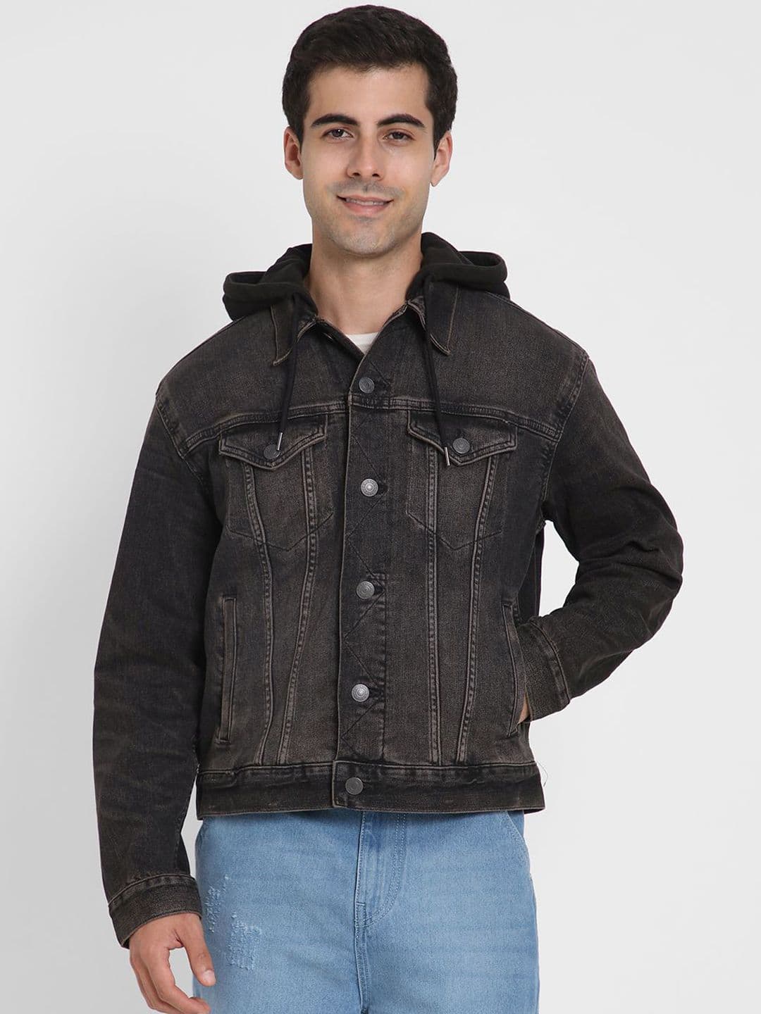 AMERICAN EAGLE OUTFITTERS Men Denim Jacket - view 1