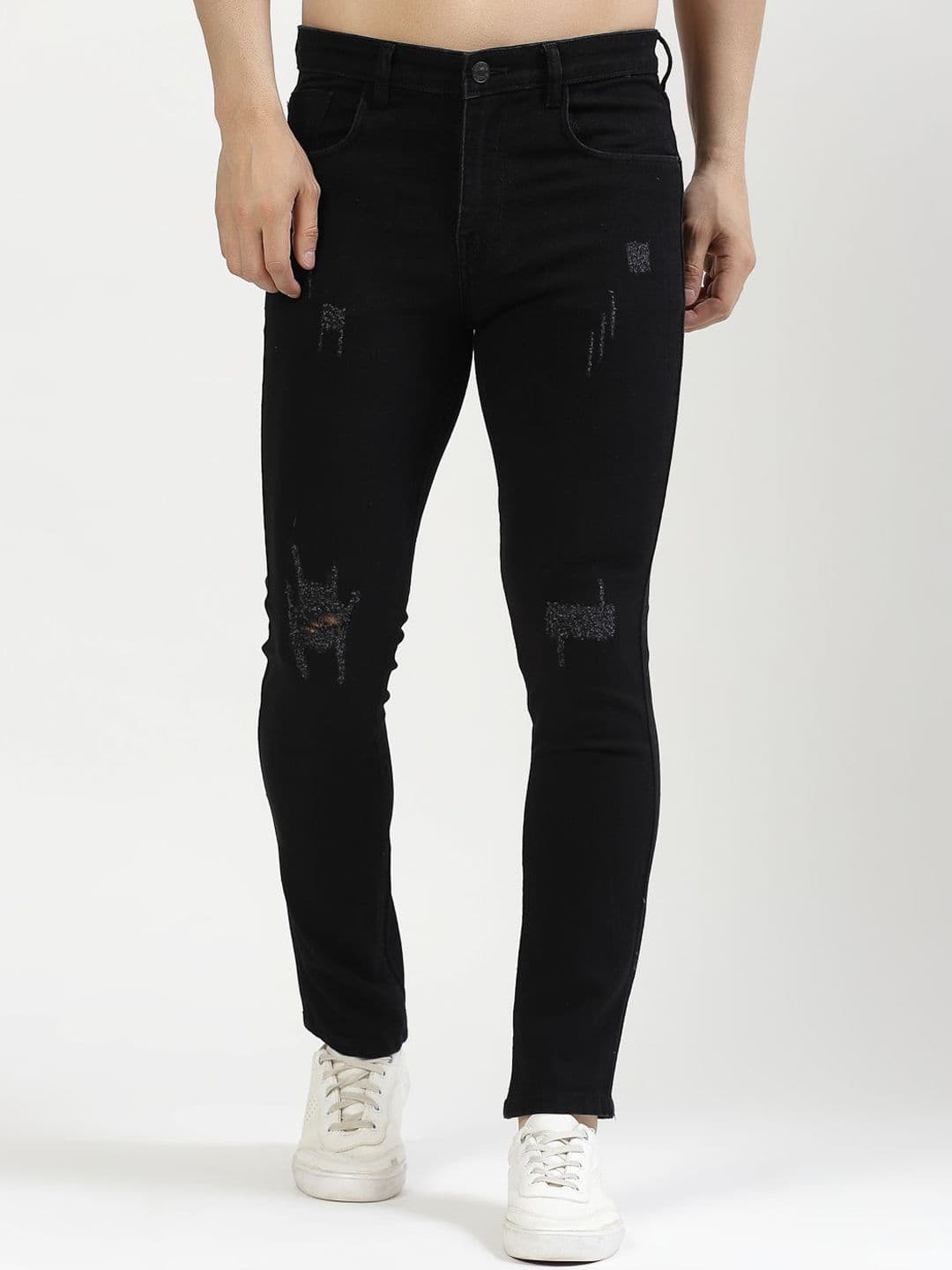 COSMIC Men Skinny Fit Low Distress Jeans - view 1