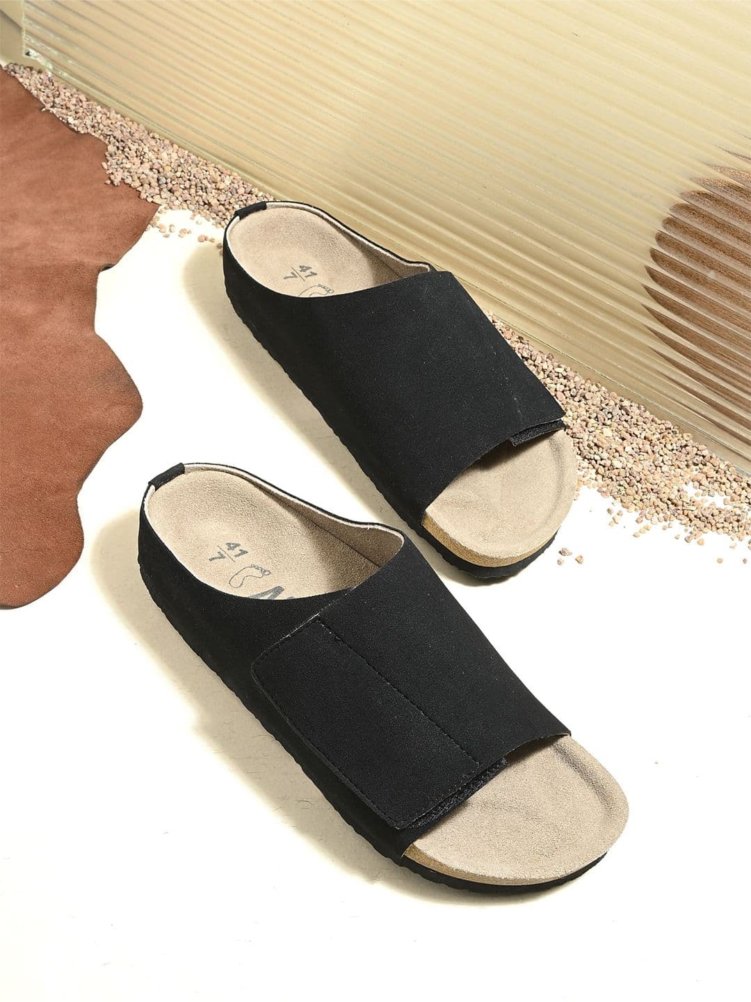 AfroJack Men Leather Comfort Sandals - view 1