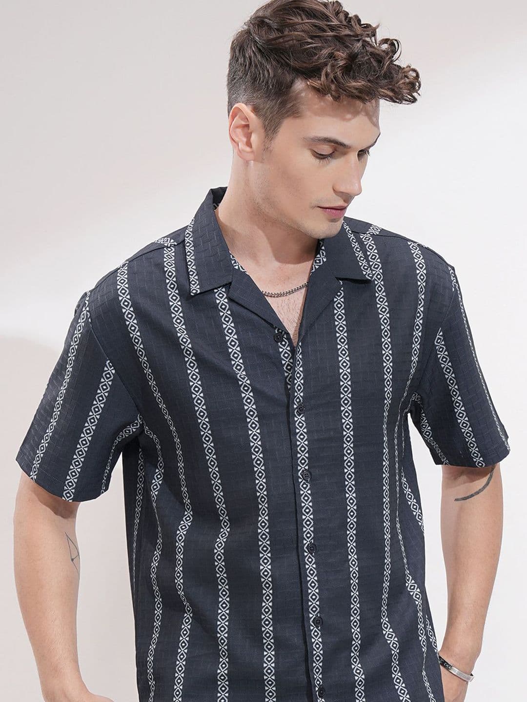 HIGHLANDER Men Opaque Casual Shirt - view 1