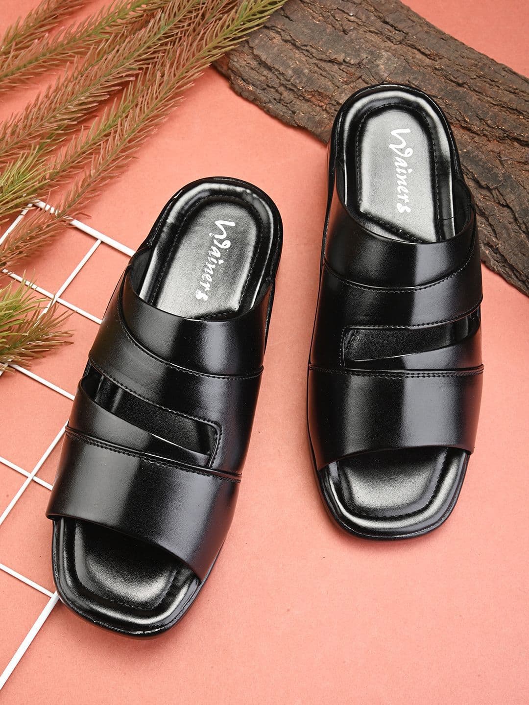 WAINERS Men Leather Comfort Sandals - view 1