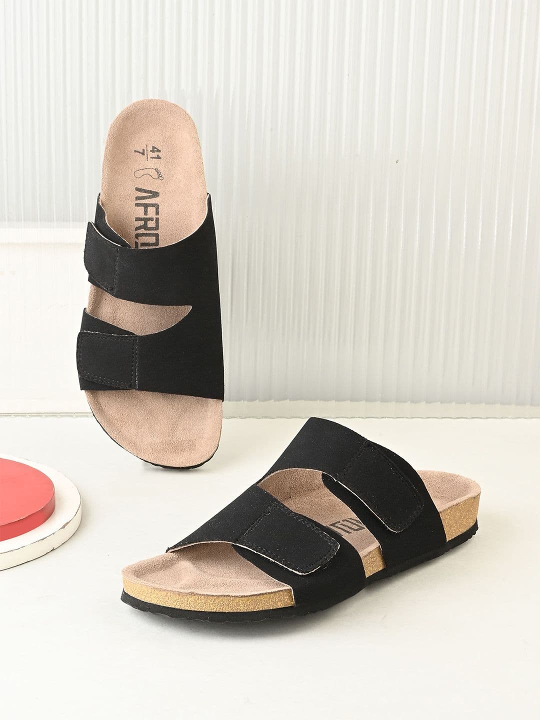AfroJack Men Leather Comfort Sandals - view 1