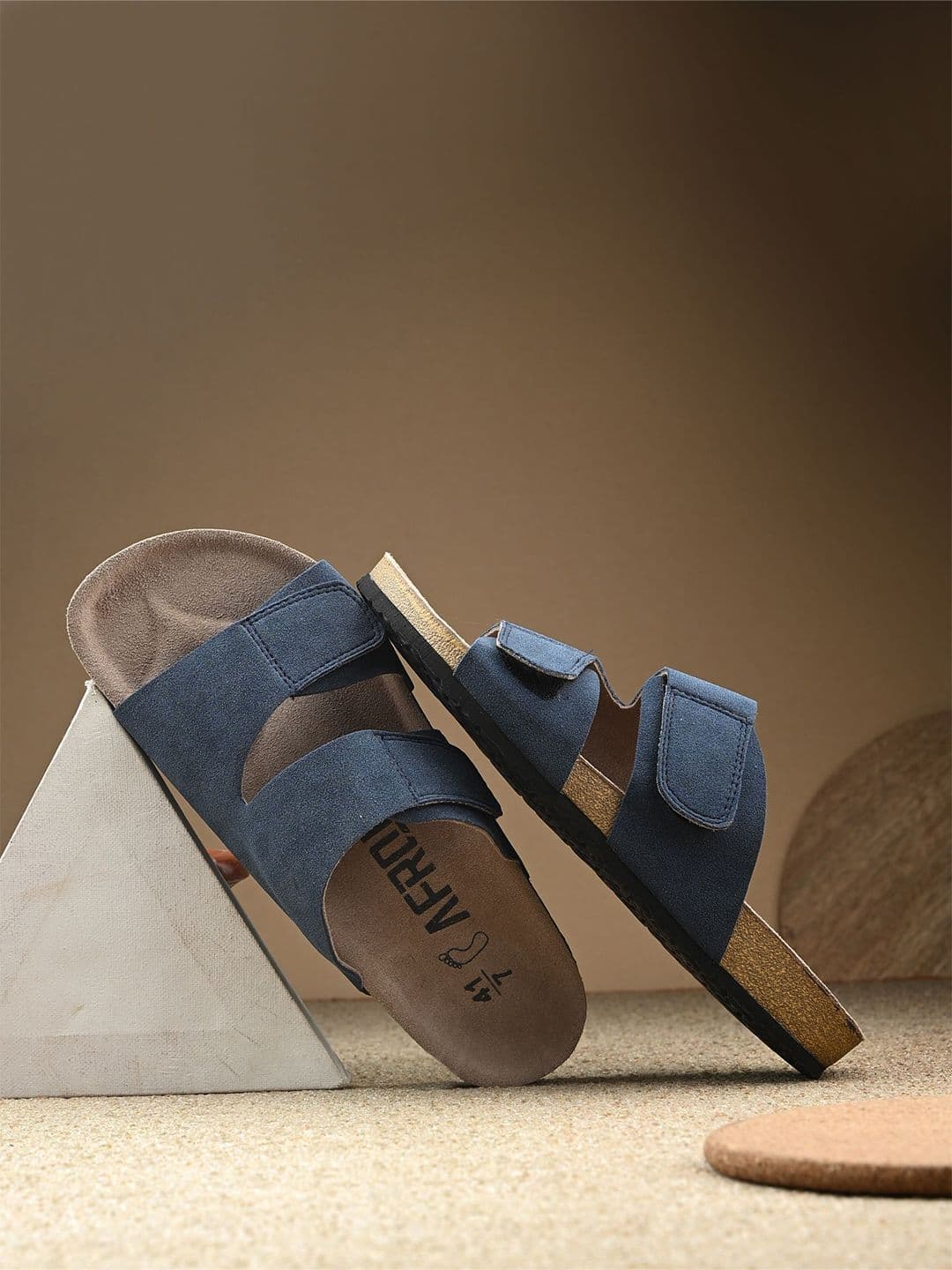 AfroJack Men Leather Comfort Sandals - view 1