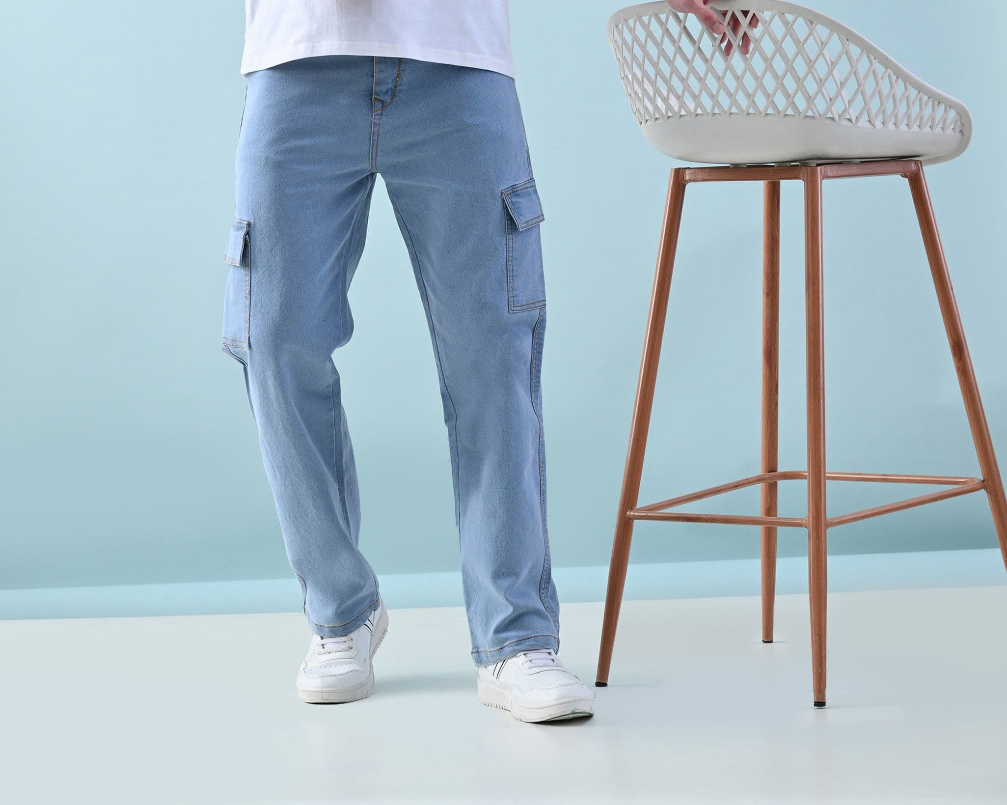 Moda Rapido Men Classic Low Distress Jeans - view 1
