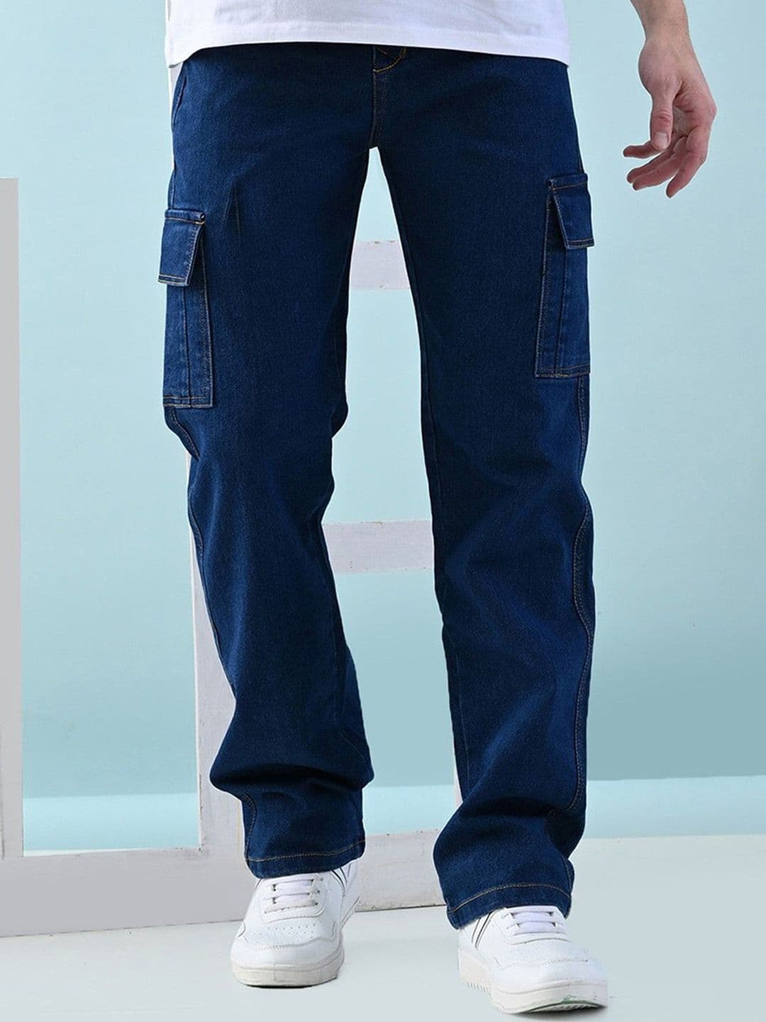 Moda Rapido Men Classic Low Distress Jeans - view 1