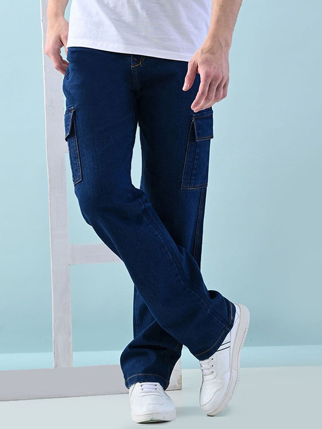 Moda Rapido Men Classic Jogger Low Distress Jeans - view 1