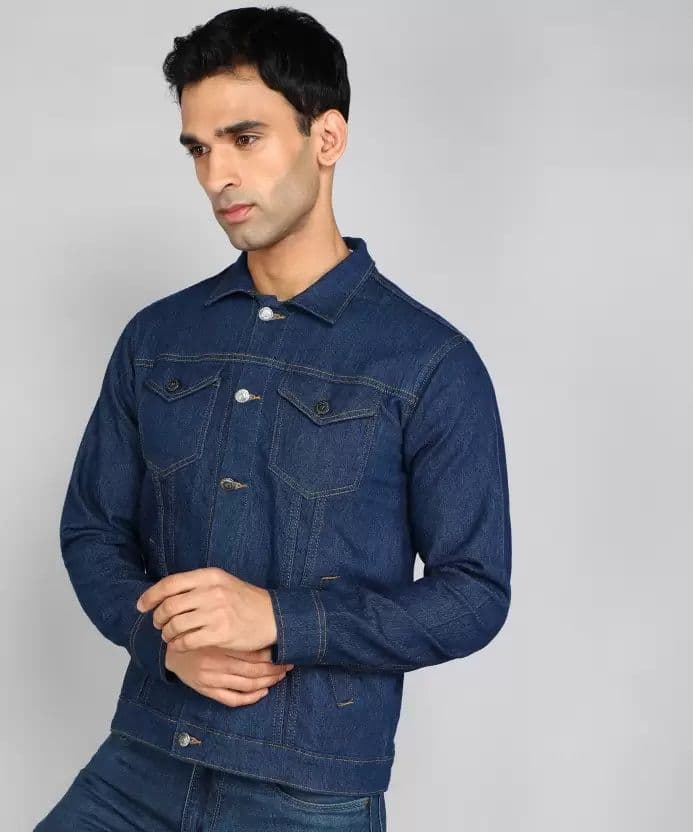 LINARIA Men Denim Jacket with Patchwork - view 1
