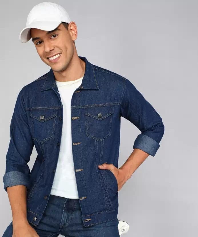 COMFITS Men Solid Lightweight Denim Jacket - view 1