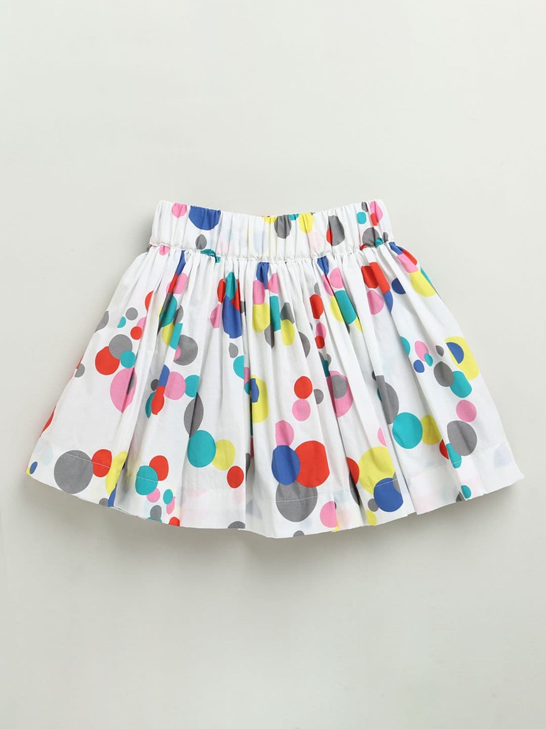 ZIP ZAP ZOOP Girls Printed Cotton Flared Knee Length Skirt - view 1