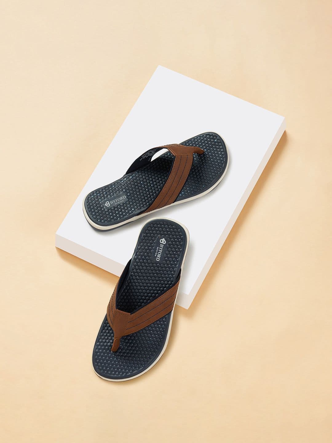 BYFORD by Pantaloons Men Thong Flip-Flops - view 1