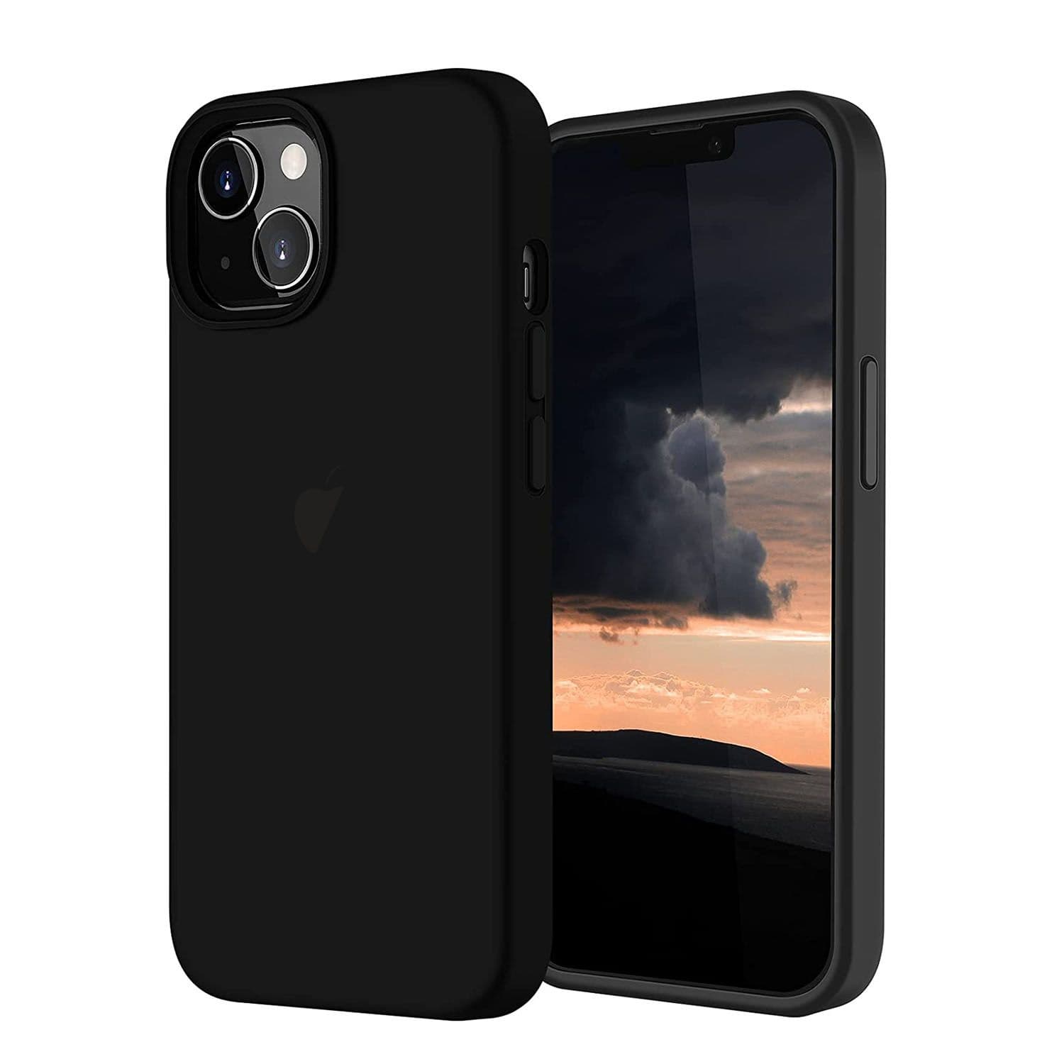 LIRAMARK Solid Printed iPhone 13 Back Case Mobile Accessories