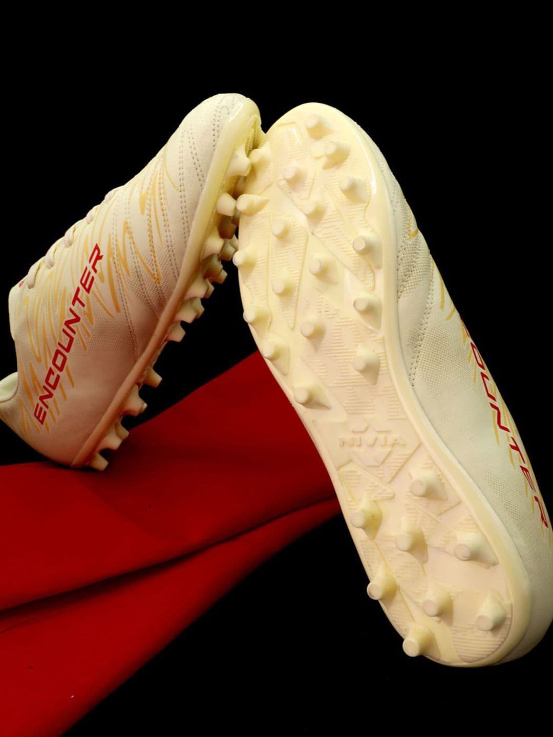 Nivia Men Cream Encounter MG 11 Futsal Shoe - view 1