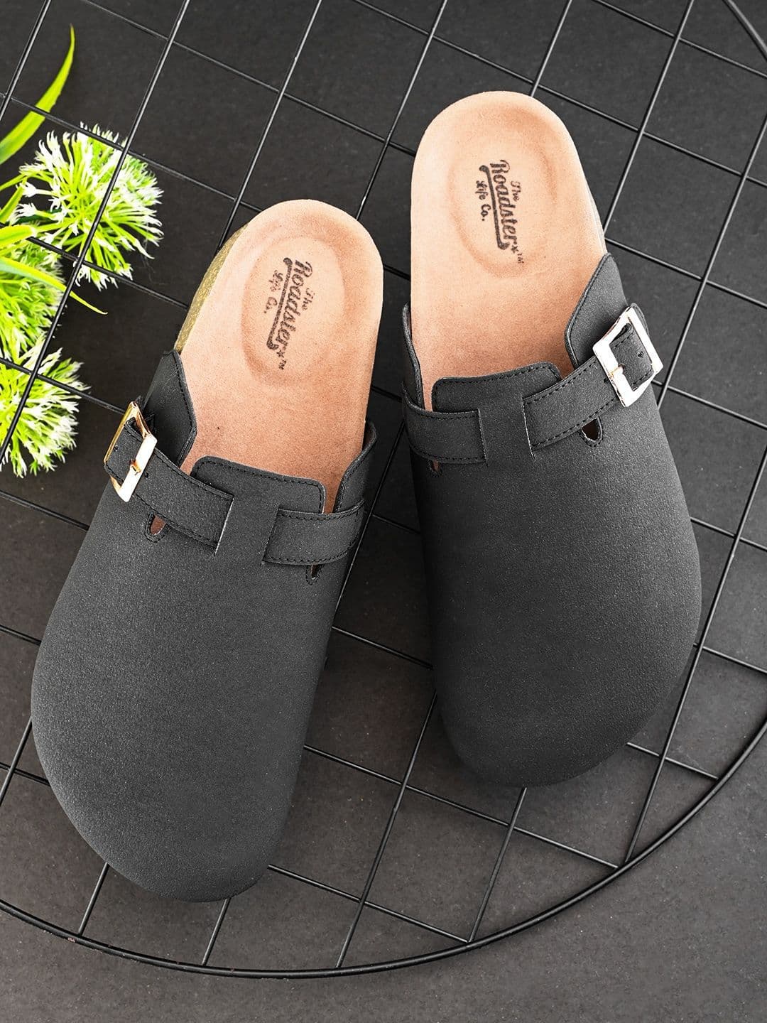 The Roadster Lifestyle Co Men Leather Shoe-Style Sandals - view 1