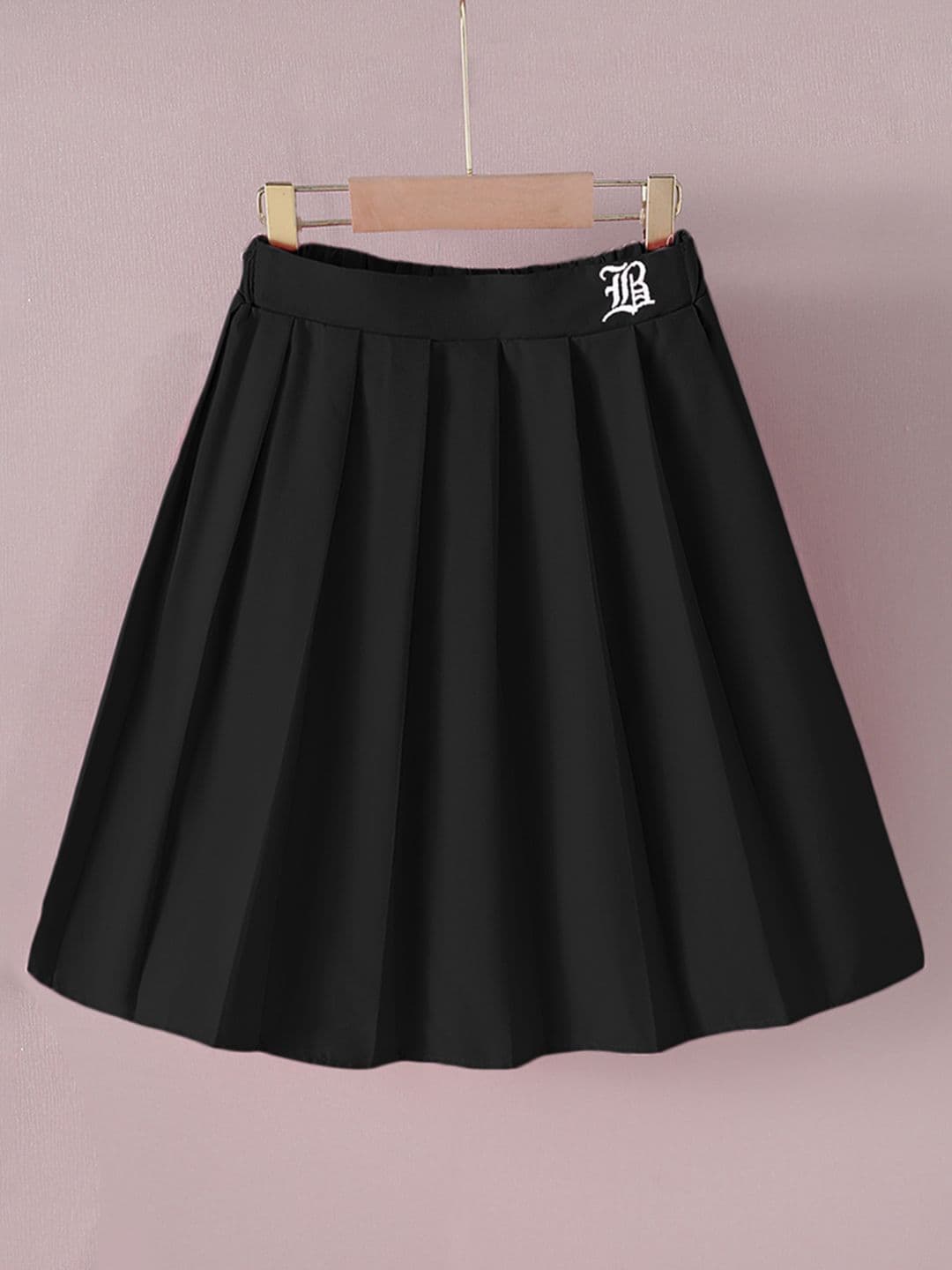 INCLUD Girls Pleated Flared Knee Length Skirt - view 1