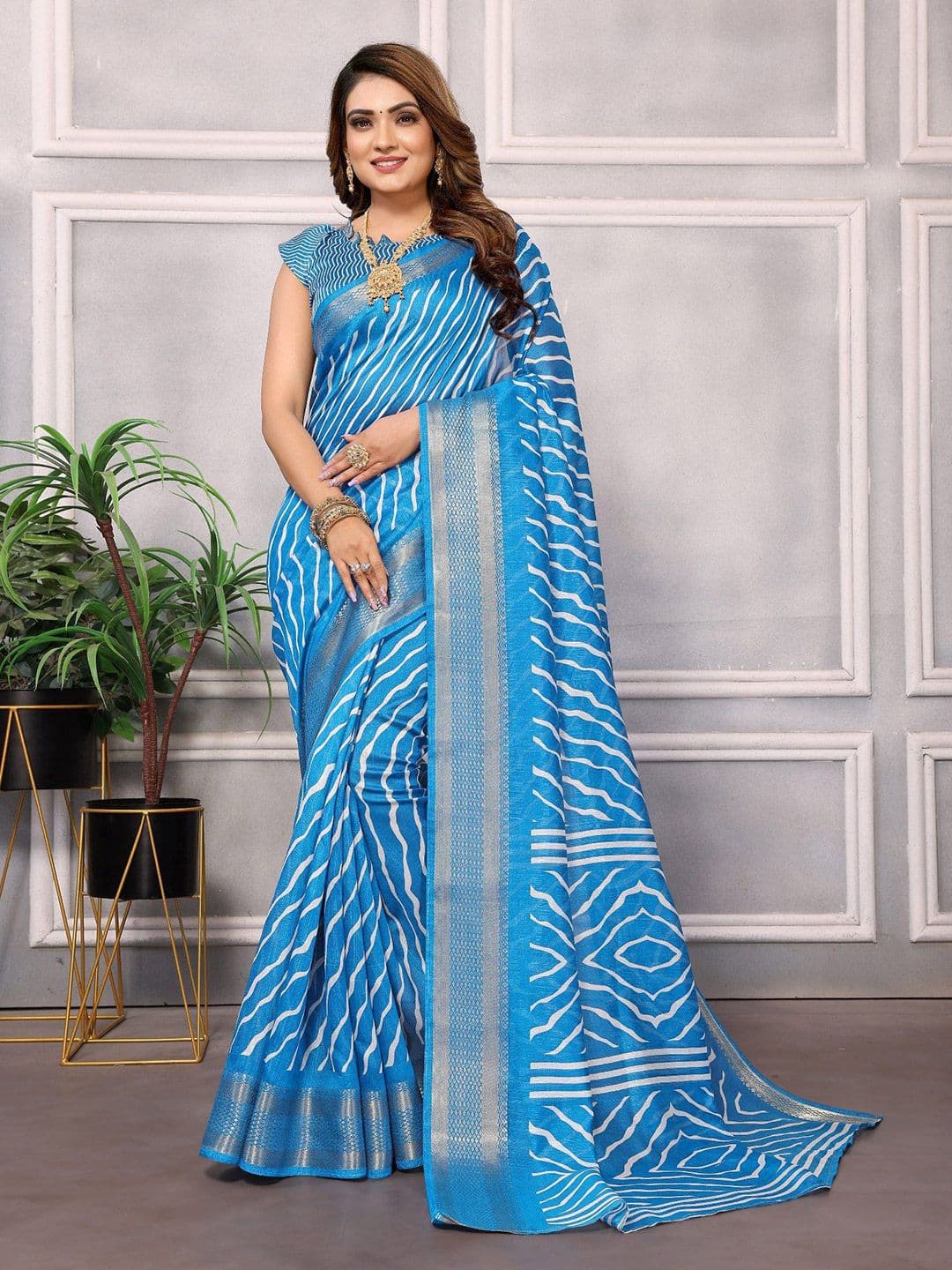 Moda Rapido Leheriya Saree - view 1