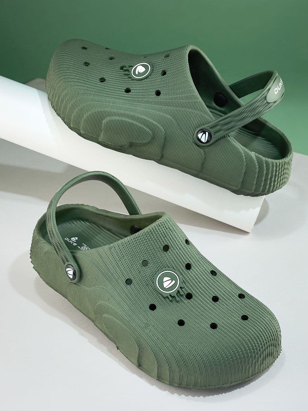 Duke Men Self Design Clogs - view 1