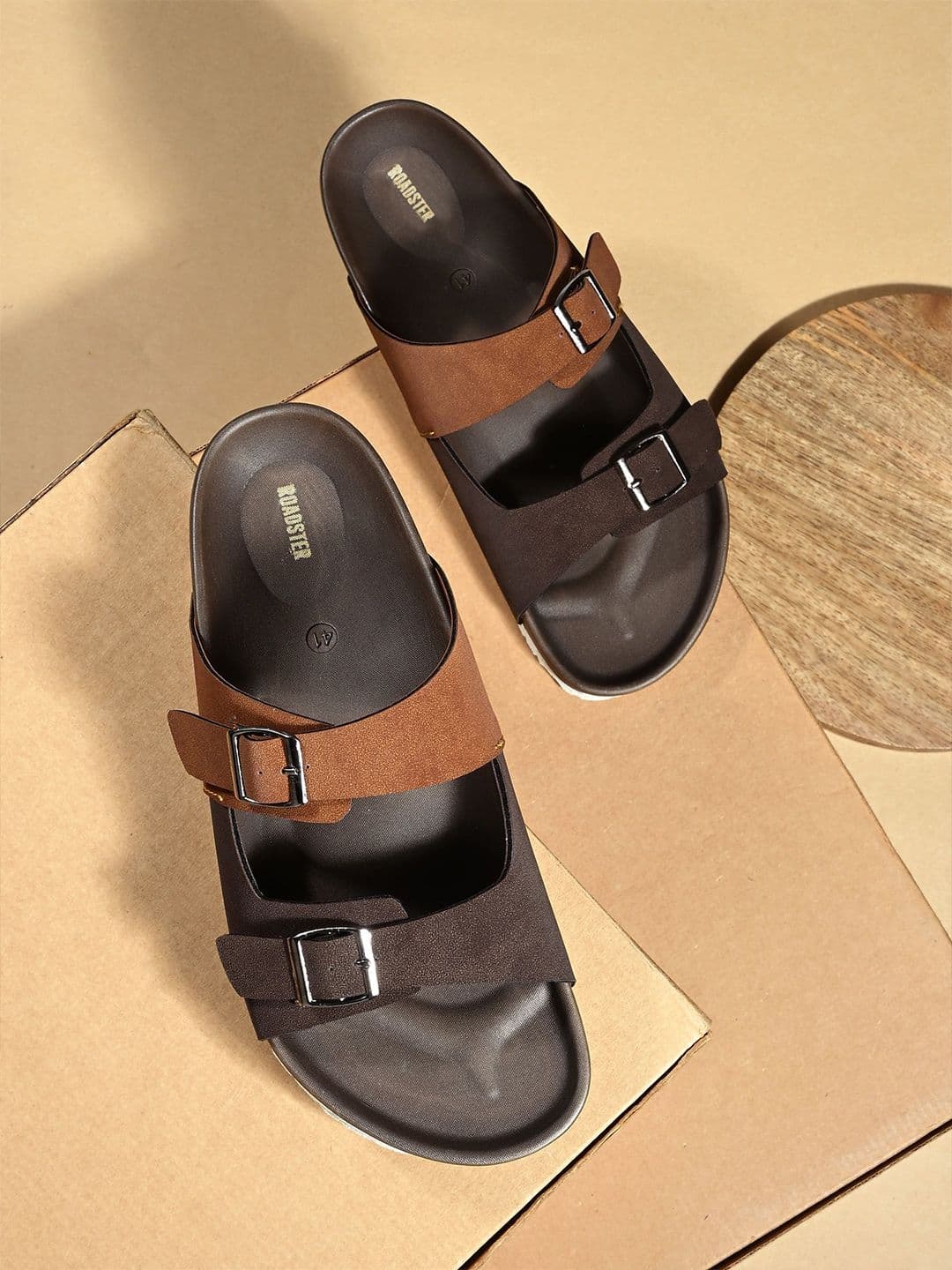 The Roadster Lifestyle Co Men Casual Slip On Sandals - view 1