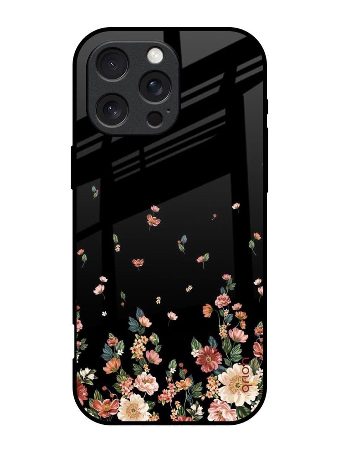 QRIOH Floral Printed iPhone 16 Pro Back Case Mobile Accessories - view 1