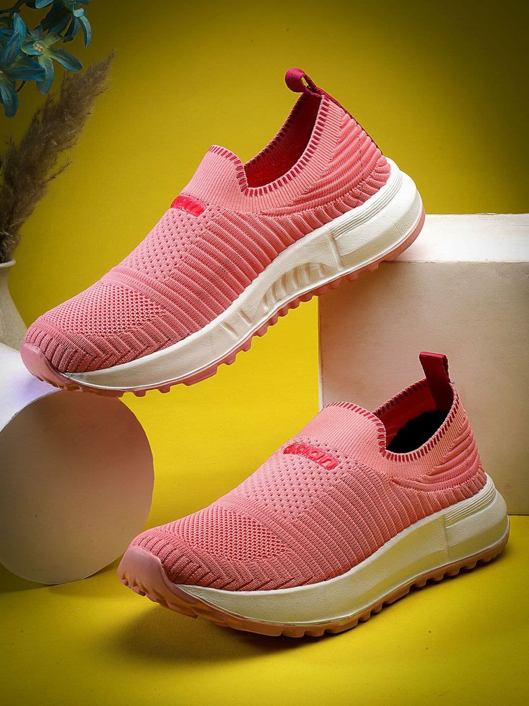 ASIAN Women Textile Running Non-Marking Shoes - view 1
