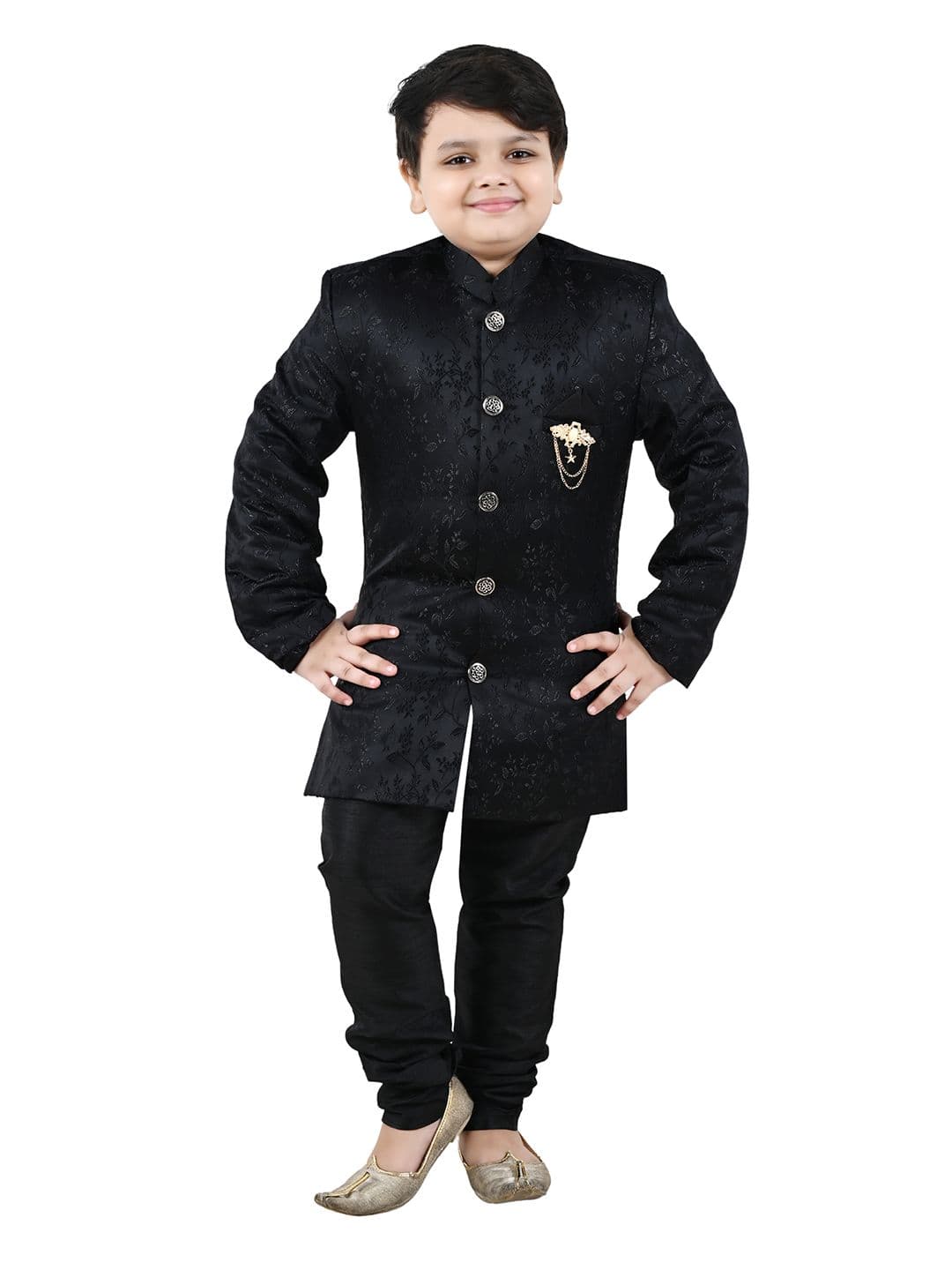 Arshia Fashions Printed Sherwani Set