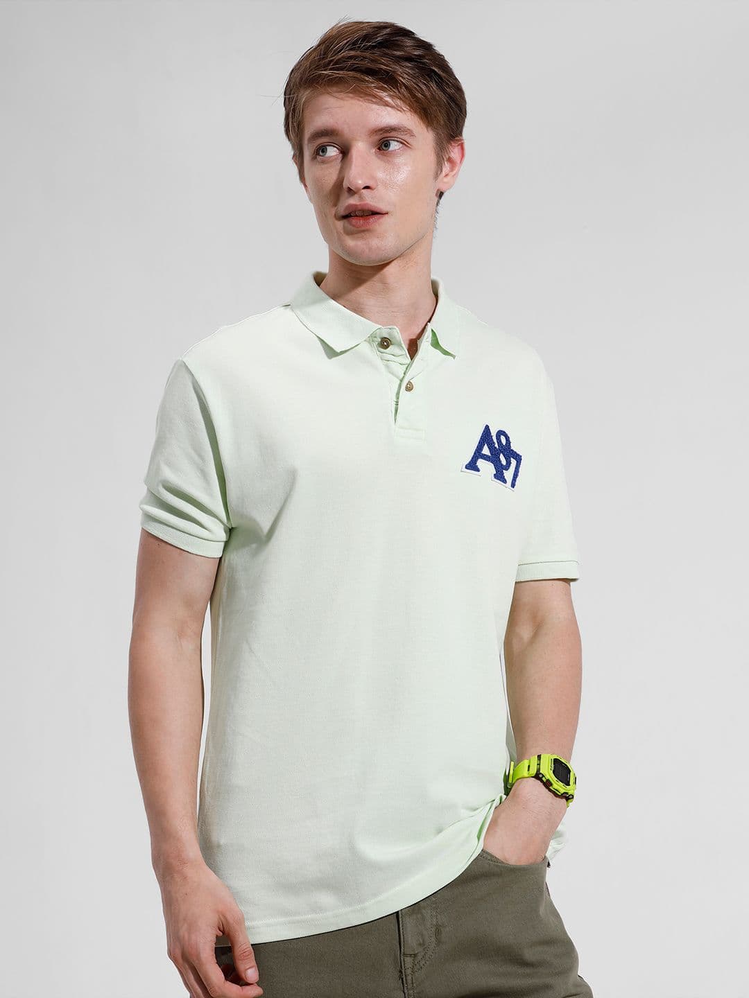 Aeropostale Polo Collar T-shirt - view 1