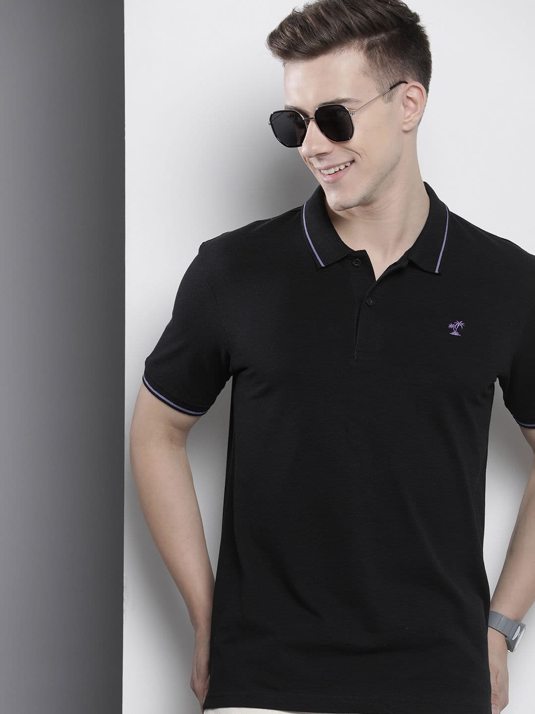The Indian Garage Co Men Polo Collar T-shirt - view 1