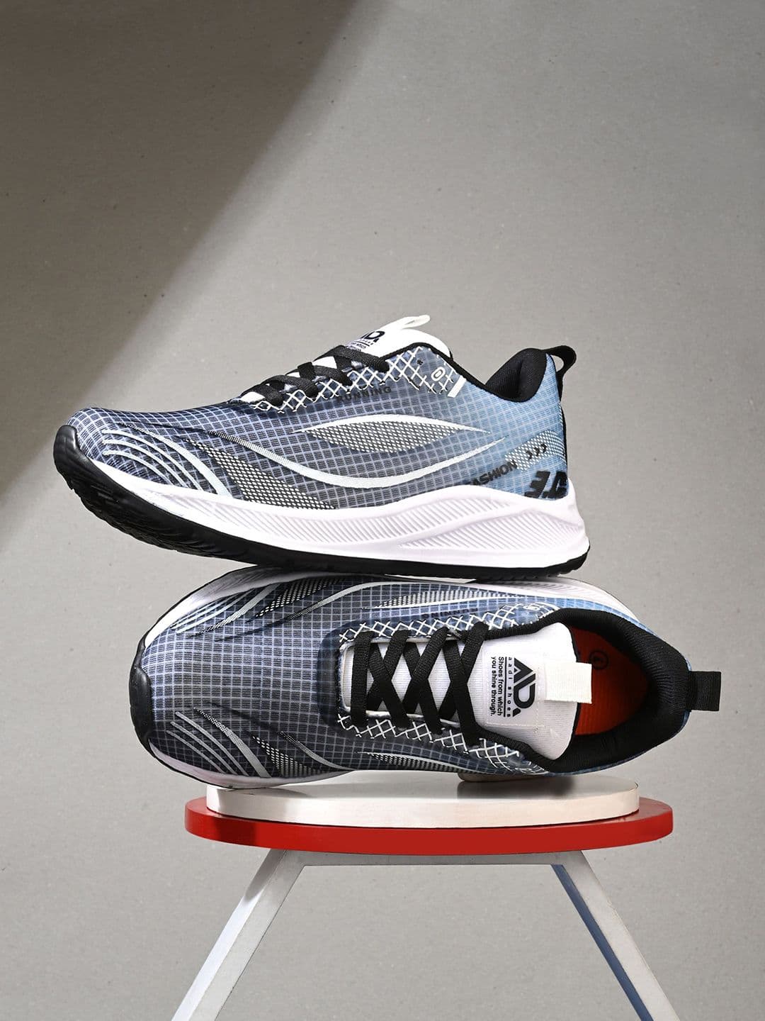 aadi Men Mesh Running Non-Marking Shoes - view 1